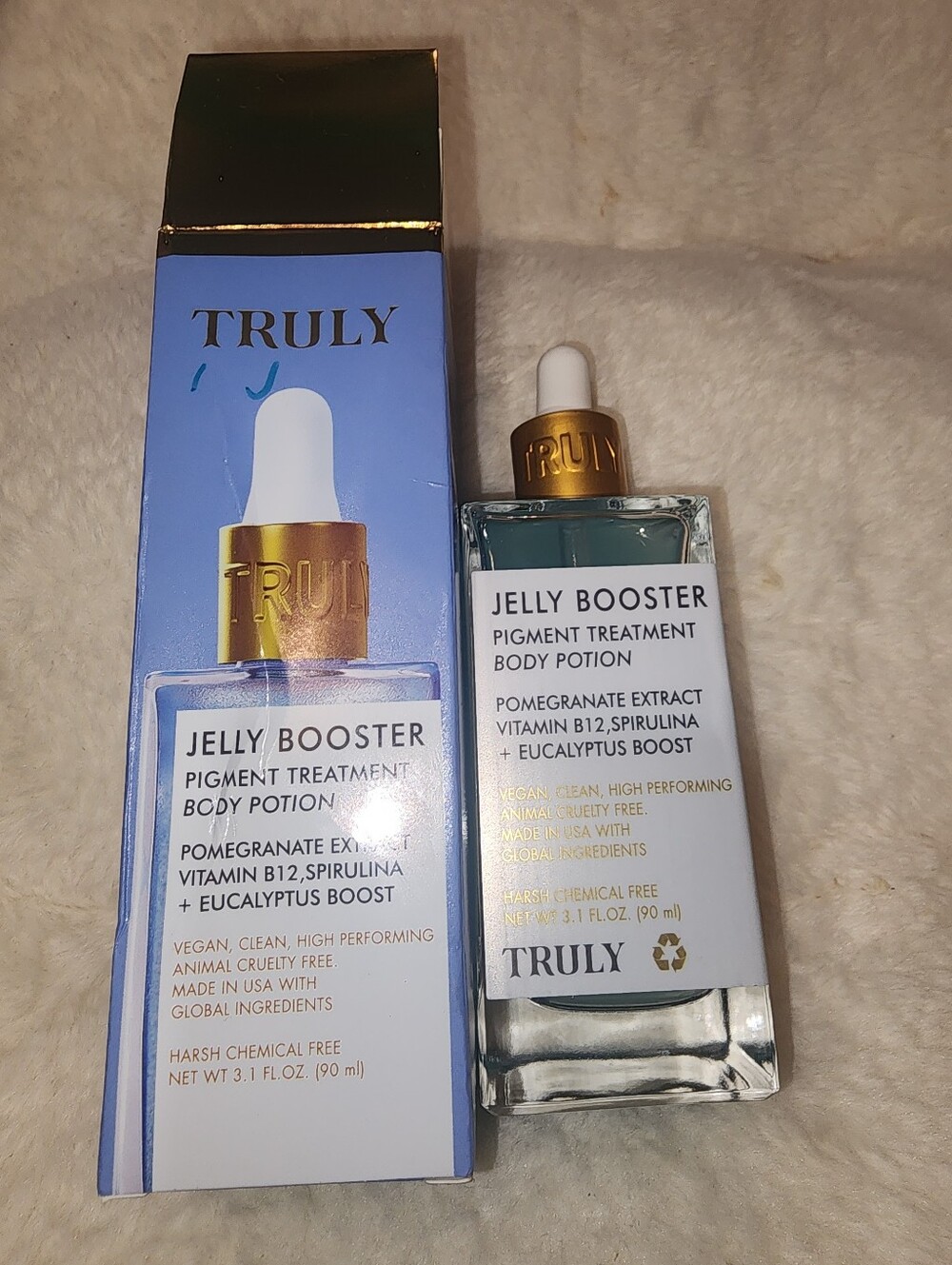 TRULY Jelly Booster Pigment Treatment Body Potion - Blue & Gold